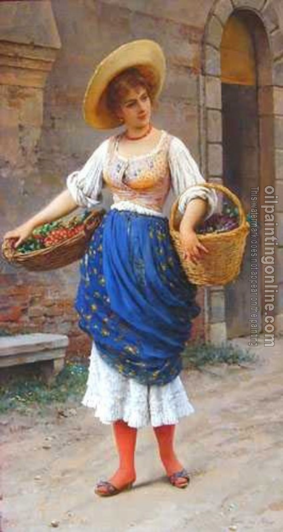 Eugene de Blaas - The Fruit Seller